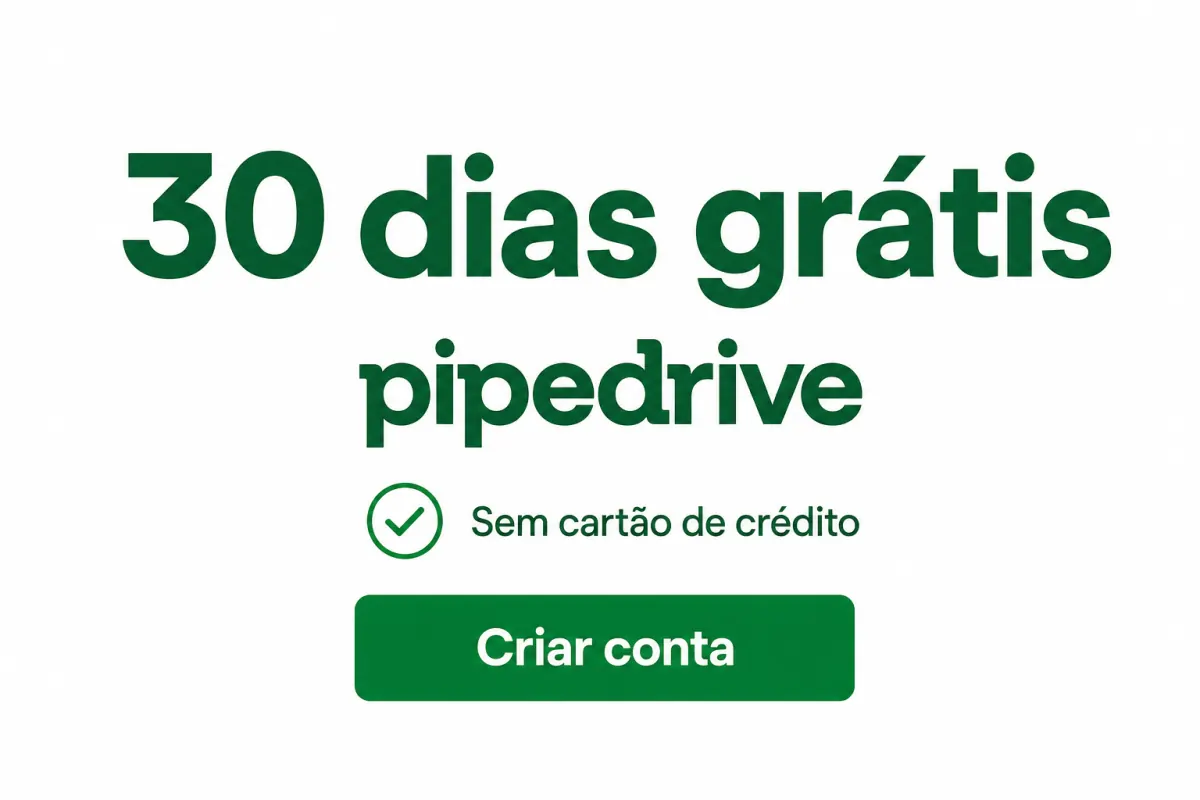 Como criar corretamente uma conta no Pipedrive em 2026